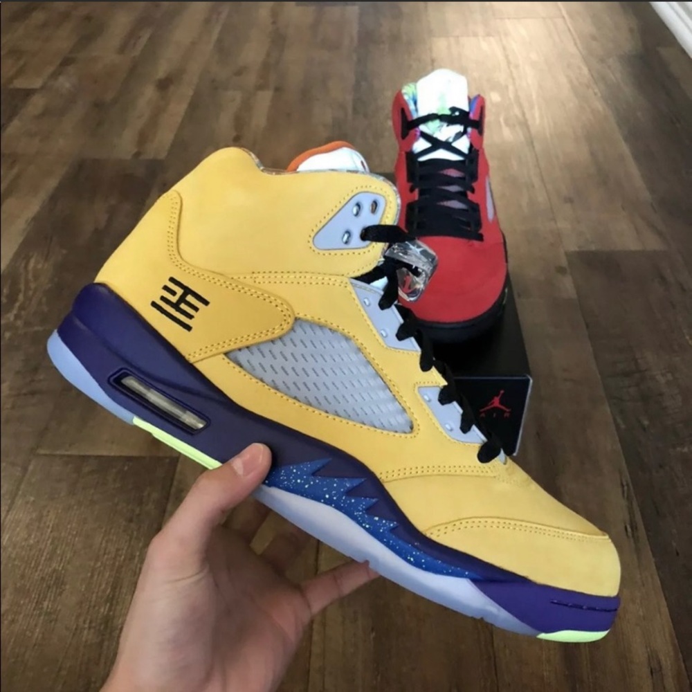 - “What the” 5s worn few times size 11